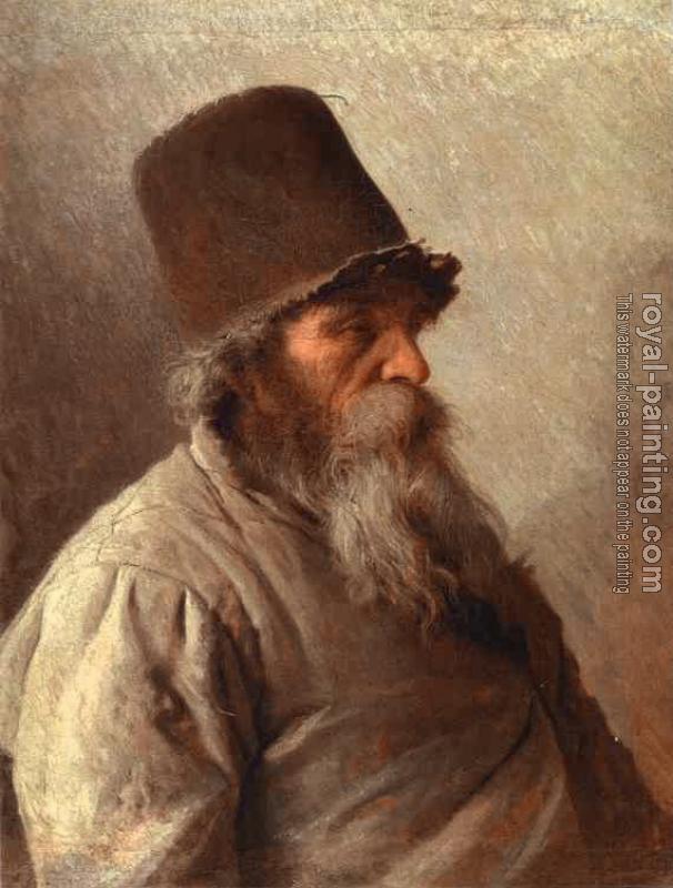 Ivan Nikolaevich Kramskoy : Village Elder